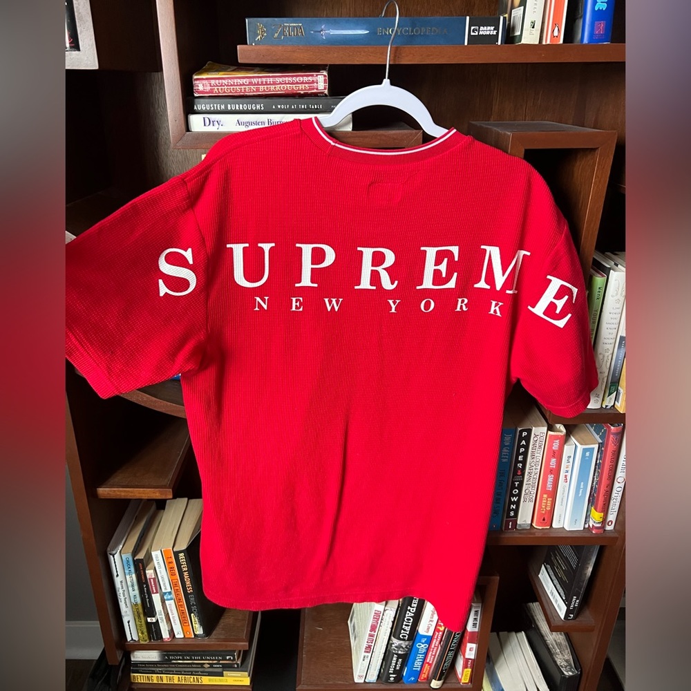 Supreme Stripe Rib Waffle Tee